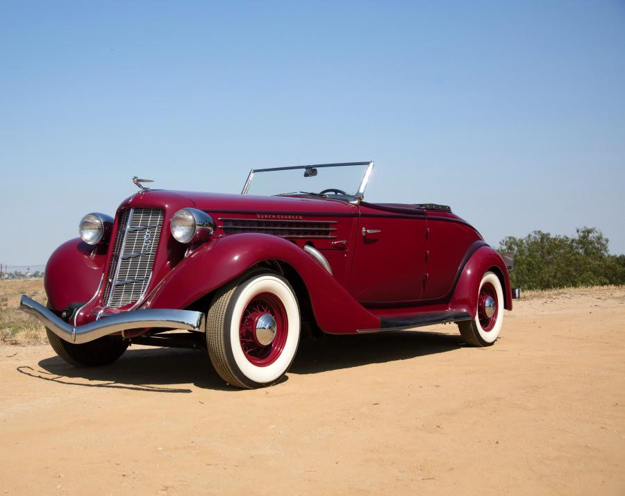  Auburn 851 Supercharged Dual Ratio Cabriolet 1935 года  (фото 6 из 28)